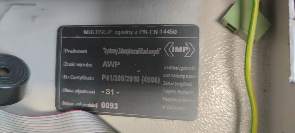 Multisejf dwustanowiskowy klasy S1