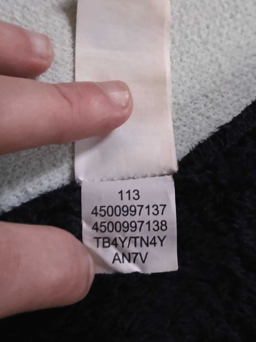 The North Face Thermal Fleece Scarf Denali Velour Neck Warmer - Black