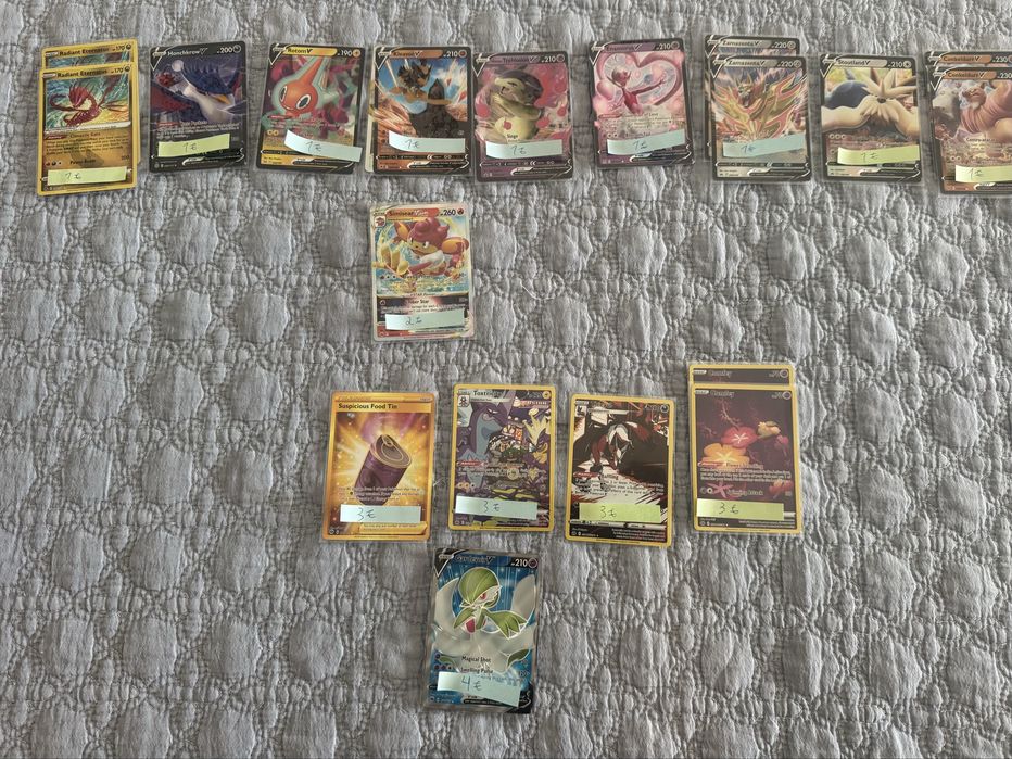 Cartas Pokemon varios sets
