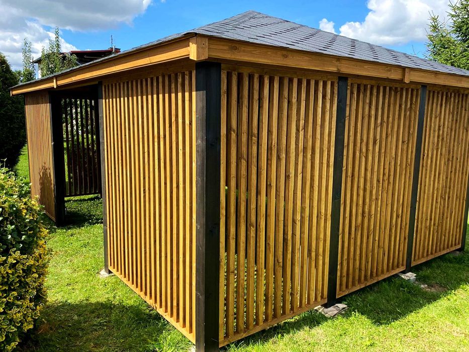 Altana ogrodowa 6m x 4m Nowoczesna altana drewniana - PRODUCENT