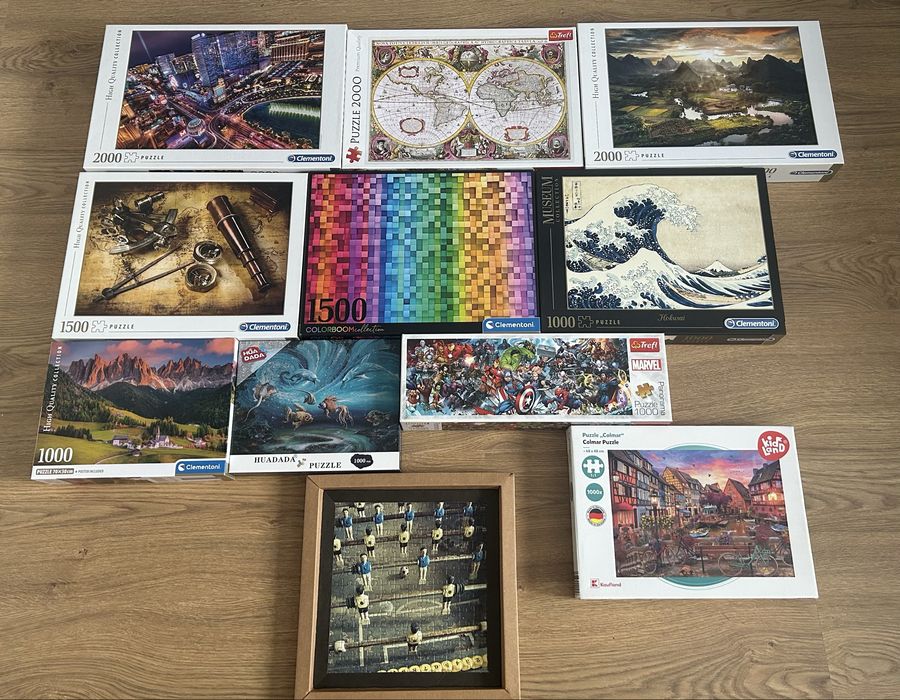 Sprzedam zestaw puzzli