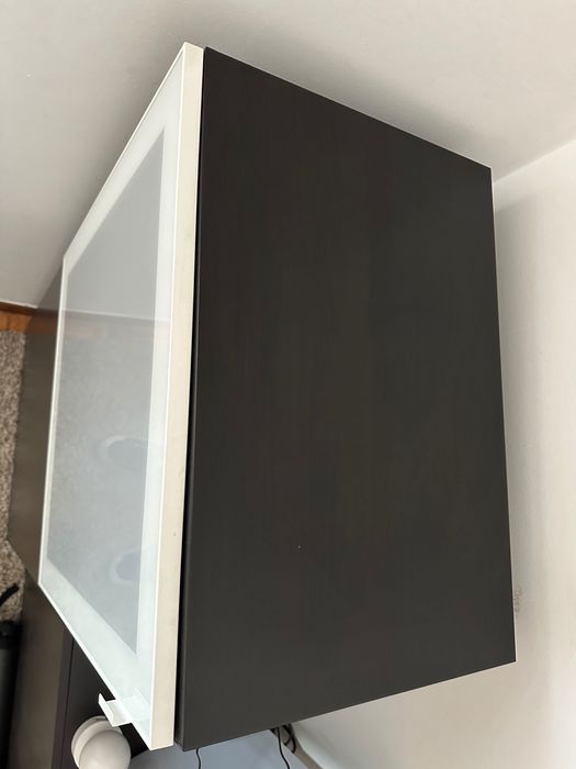 Móvel IKEA BESTA Alto - Preto-Castanho