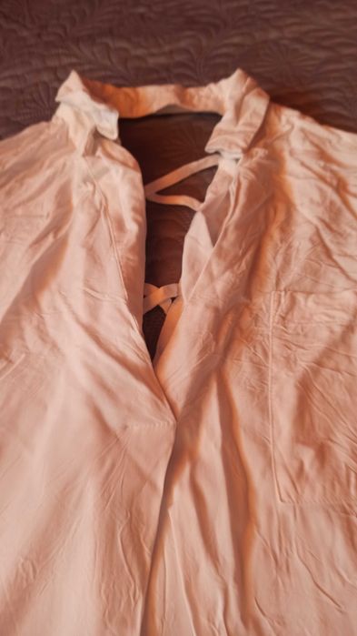 Biała bluzka koszulowa 120 biust