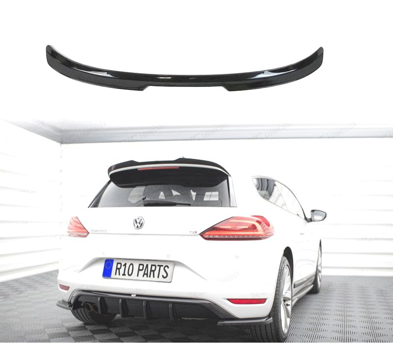 ALERON SPOILER VOLKSWAGEN VW SCIROCCO R 09-14 PRETO BRILHANTE