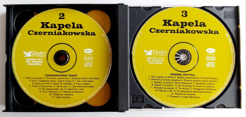 Kapela Czerniakowska 3CD Box 2006r