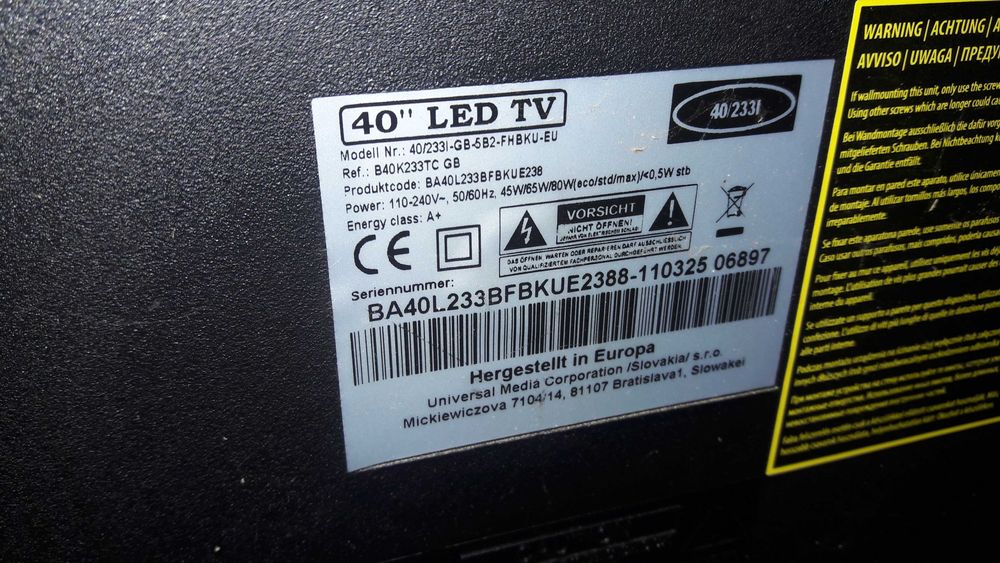 Продам телевізор blaupunkt 40