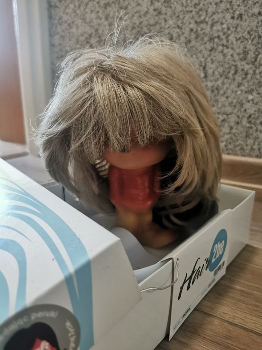 Peruka syntetyczna krótkie blond Hair2be