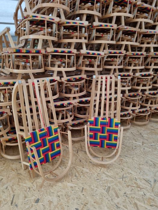 Sanki drewniane dla dzieci producent hurt detal