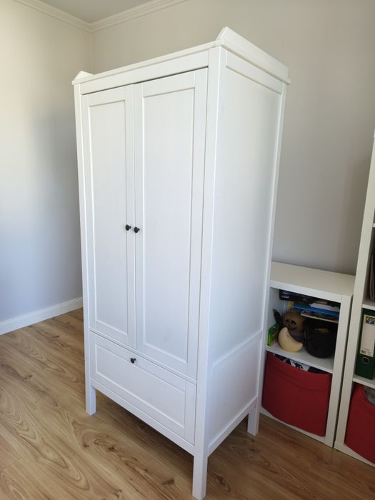 IKEA SUNDVIK biała szafa 2-drzwiowa z szufladą – Kielce