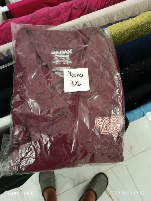 Koszulka polo 3 xl bordo