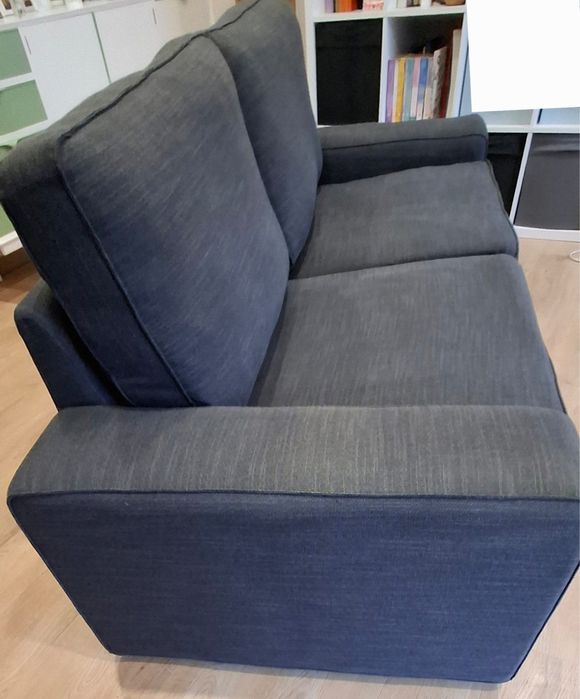 Sofá kivik cinzento