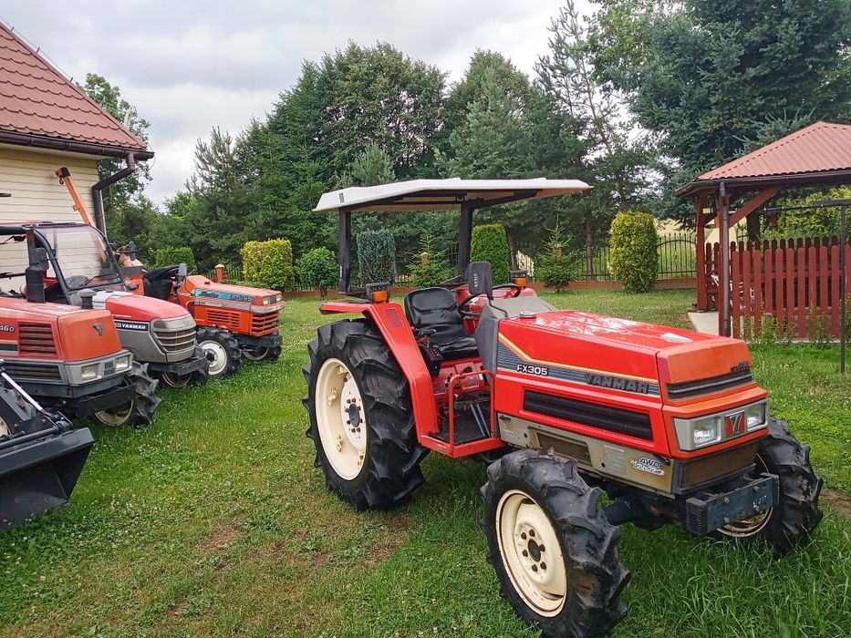 Traktor Japonski Yanmar F X305 4x4 Wspomaganie Orginal 4 cylindry  Kubota iseki
