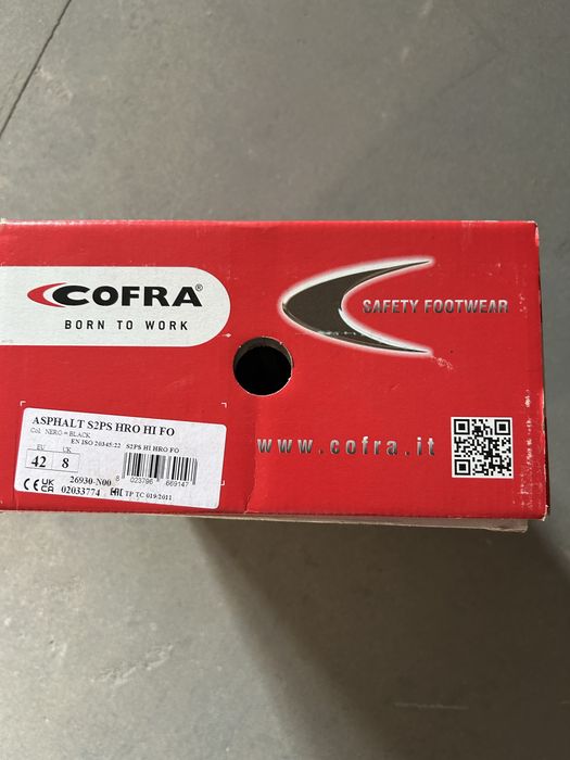 Buty robocze do asfaltu cofra