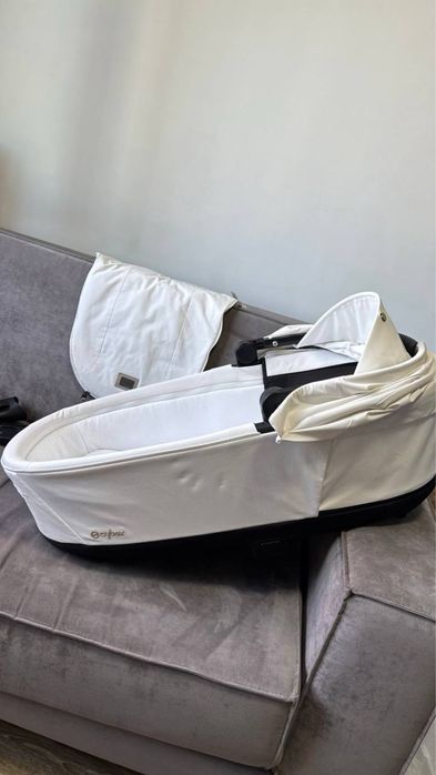 Cybex Priam люлька біла тканина