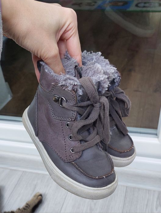 Хайтопи,черевики на хутрі для хлопчика р.23-24, устілка 14,5 см