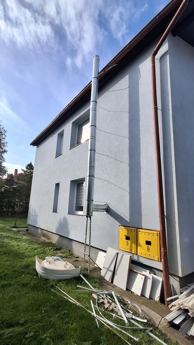 Komin nierdzewny zewnętrzny - kompletny