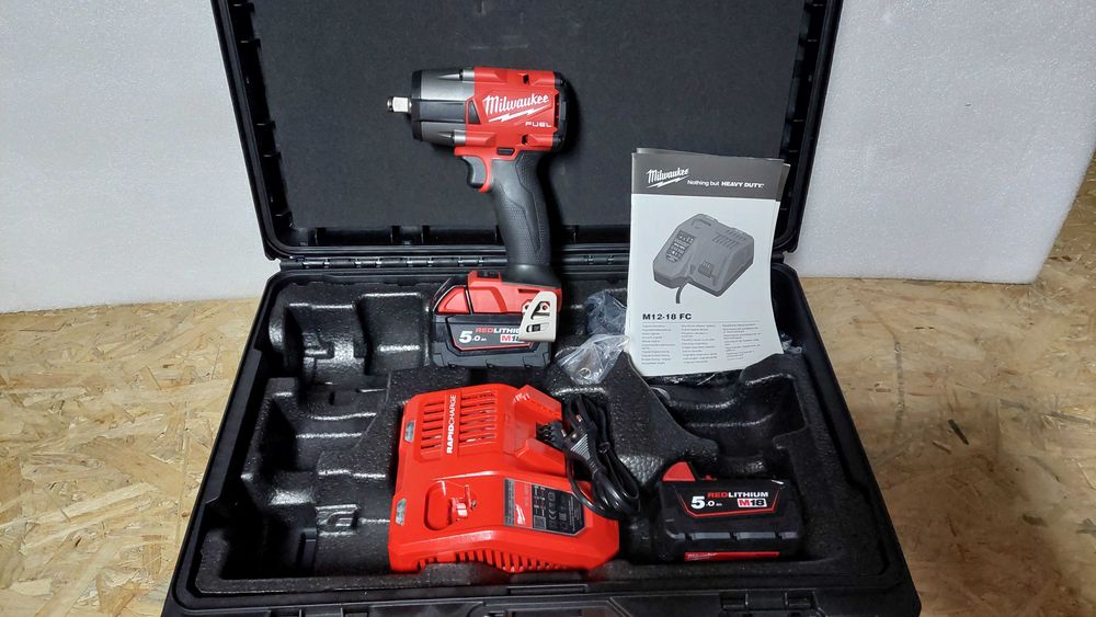 Klucz udarowy 1/2 Milwaukee M18 FMTIW2F12 zestaw