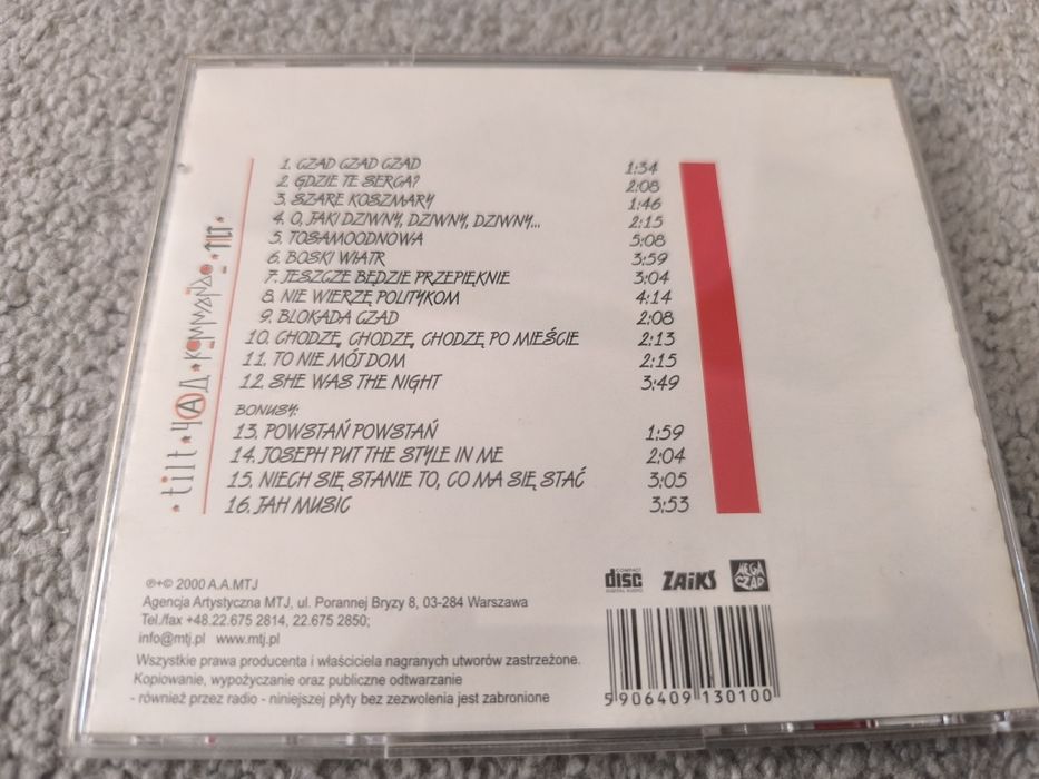 Płyta CD Tilt "Czad Komando"