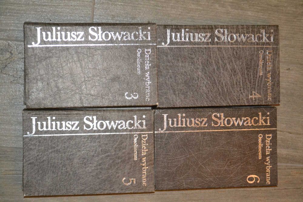 Juliusz Słowacki Dzieła wybrane, 4 książki