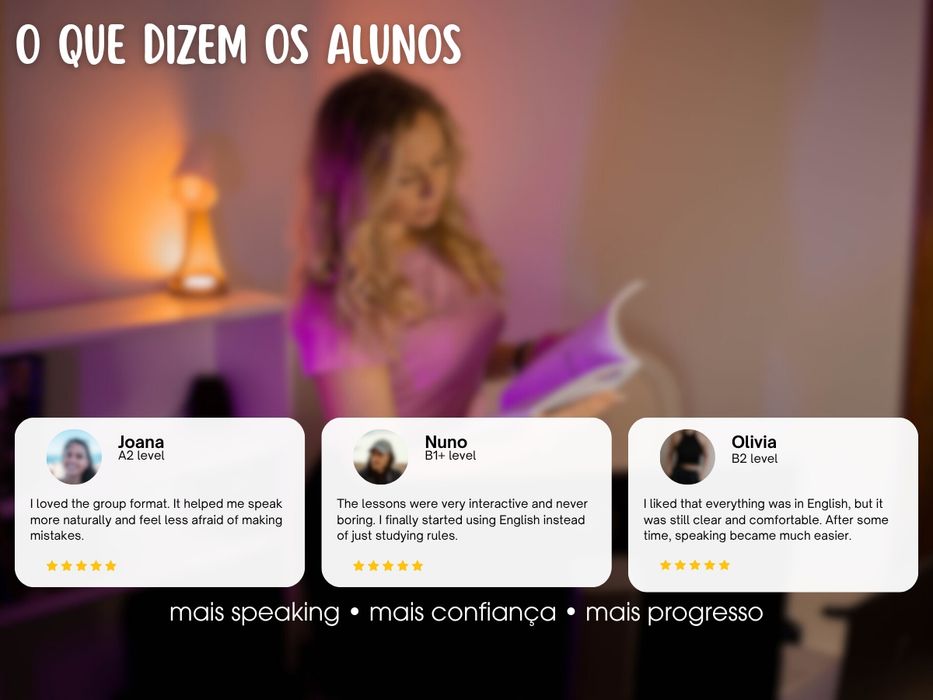 Inglês Online para Adultos | Mini-Grupos desde 5€/aula