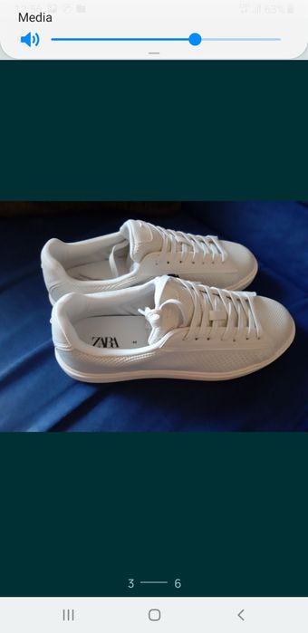 Adidasy Zara 44 wiosna lato ecru kolekcja dzianina glam sport trampki