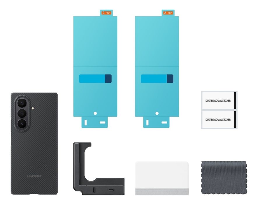 Etui Samsung Carbon Shield case + 2x folia na ekran do Galaxy Z Fold7