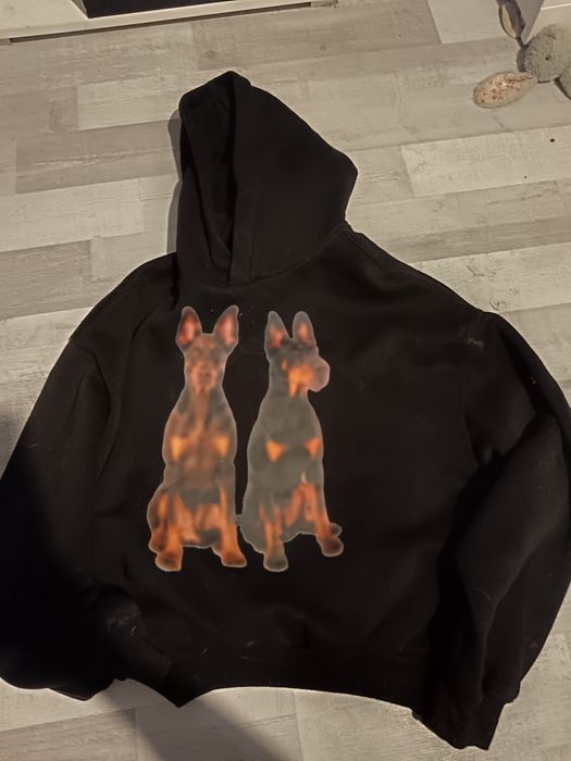 Czarna bluza z dobermanami marka house