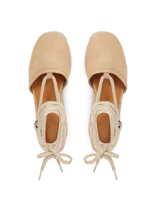 Espadryle w kolorze bezowym Tommy Hilfiger 40