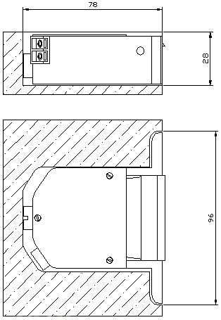 Zaczep rygiel do furtki R1 SZEROKI Eltrox Warszawa Targówek