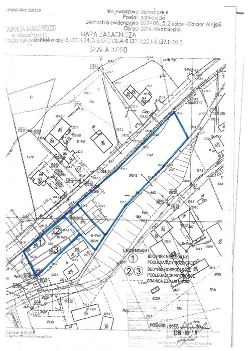 Działka siedliskowa 4200 m² we wsi Niedźwiednik 57-224 koło Ziębic [3 działki] - Widok 4