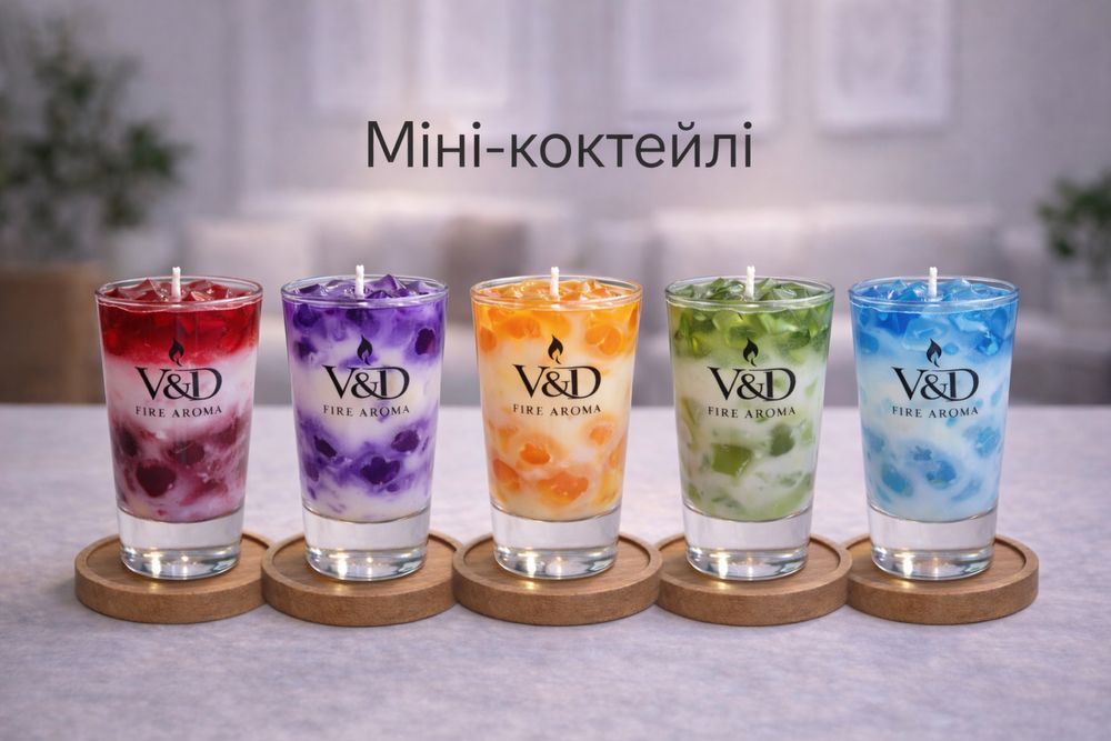 Свечі екологічні ручна робота соевий віск