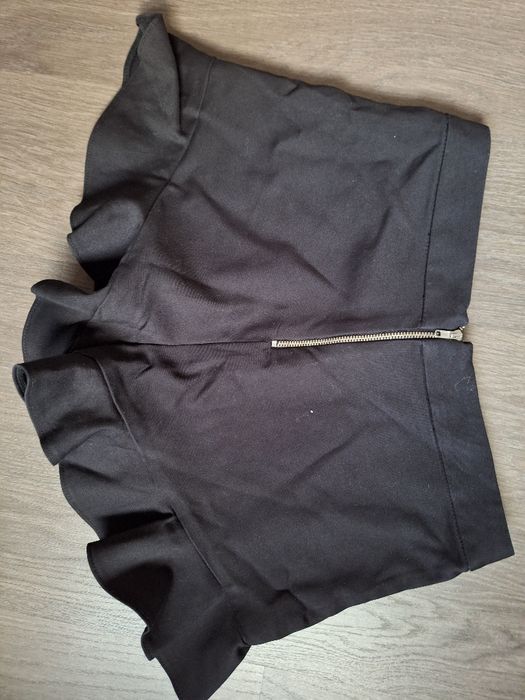 Spodenki z falbanką Zara czarne, S/M