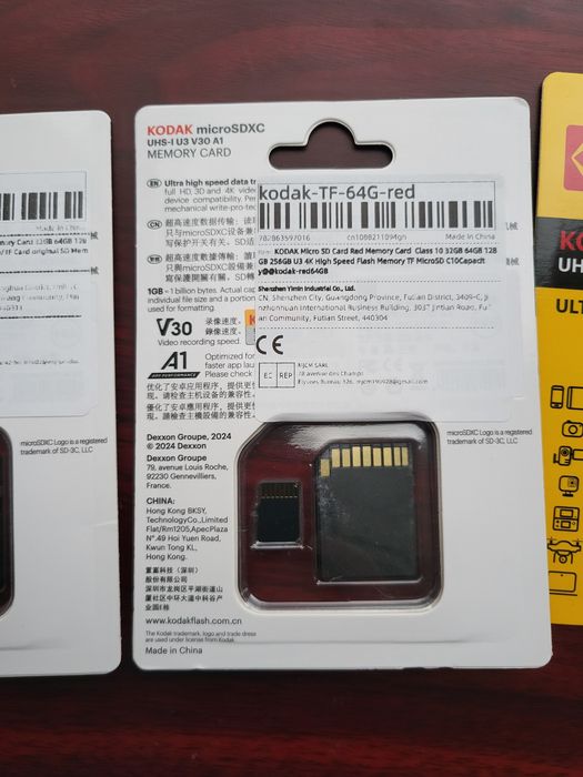 Kodak 64gb, micro sd flesh, нові