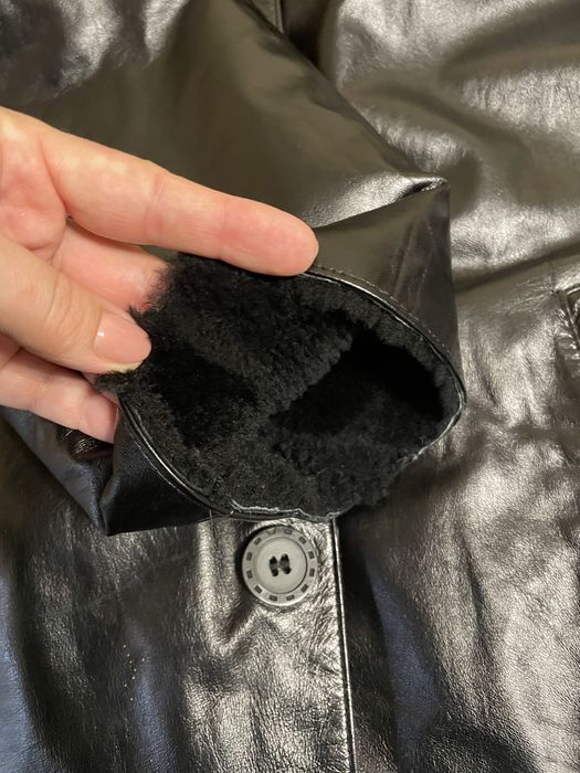 Якісна шкіряна зимова куртка