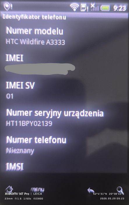HTC wildfire A3333
