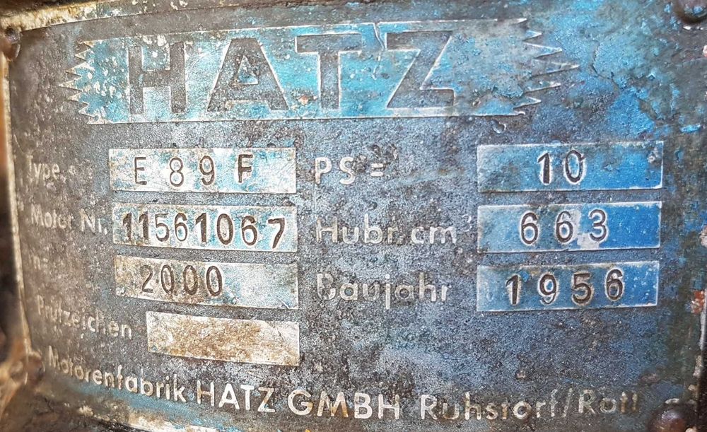 Betoneira com motor Hatz Diesel
