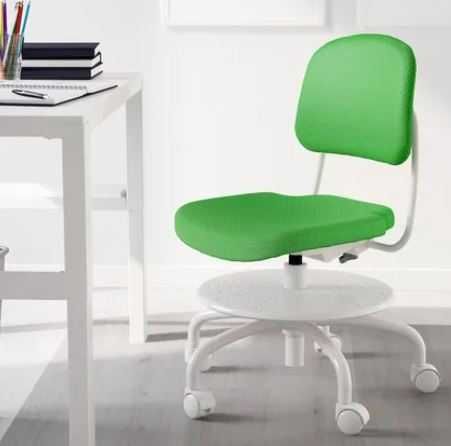 VIMUND Dziecięce krzesło IKEA zielone, regulowane