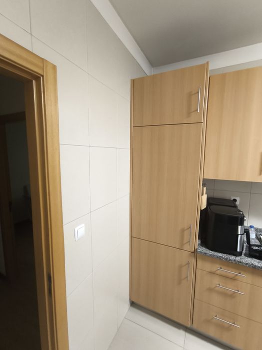 Armario de cozinha com fogao,forno, exaustor