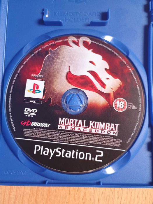 Mortal Kombat Armageddon PS2 PlayStation 2 3XA komplet