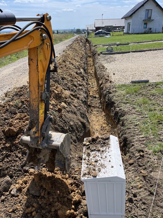 Minikoparka - Usługi Minikoparką i Wywrotką - Przyłącza Kanalizacyjne!