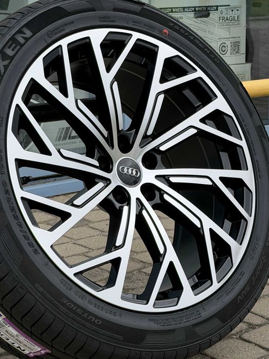 Nowe koła 20 cali Audi Q7 SQ7 czarno srebrne wieloramienne