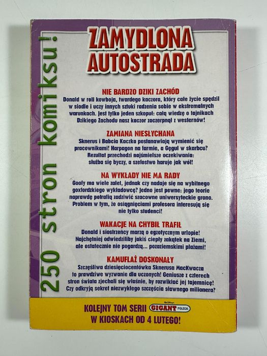 Zamydlona autostrada / Gigant Poleca / Komiks nr 49 / rok 2005
