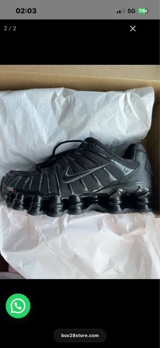 sapatilhas Nike shox preto