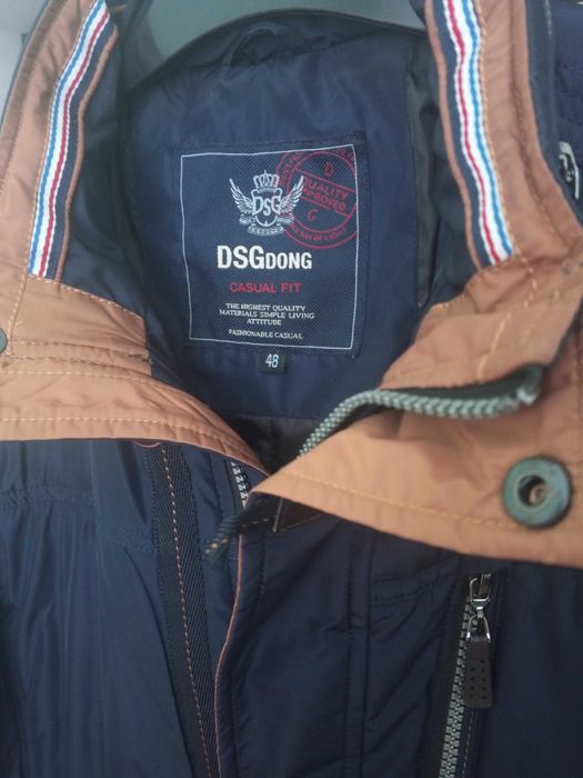 Мужская модная оригинальная демисезонная куртка ТМ DSGDONG размер 48