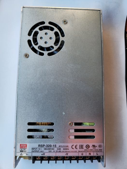 Zasilacz Mean Well RSP-320-15 15V 320W 21,4A – jak nowy