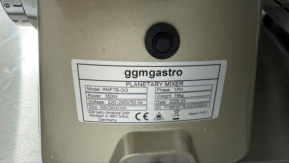 Batedeira planetaria profissional GGM gastro