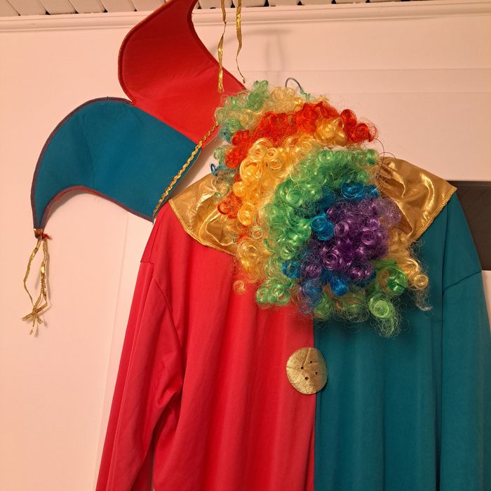 Strój przebranie kostium klaun uniwersalny