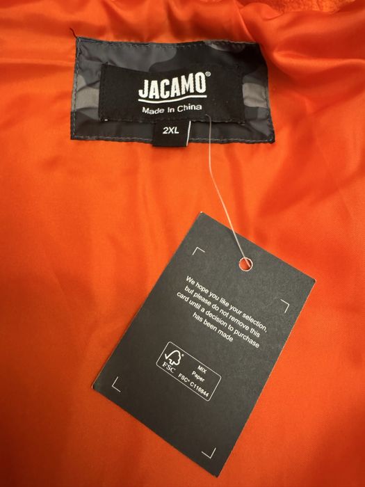 Зимова курточка оригінал H&M Англія піксель БАТАЛ великий розмір XXXL