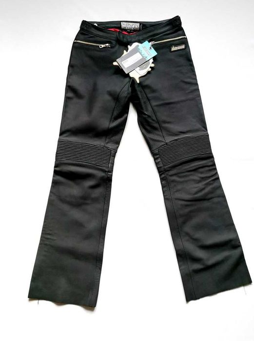 Мотобрюки / штаны женские Icon Hella ( Айкон ), кожаные ( Leather ).