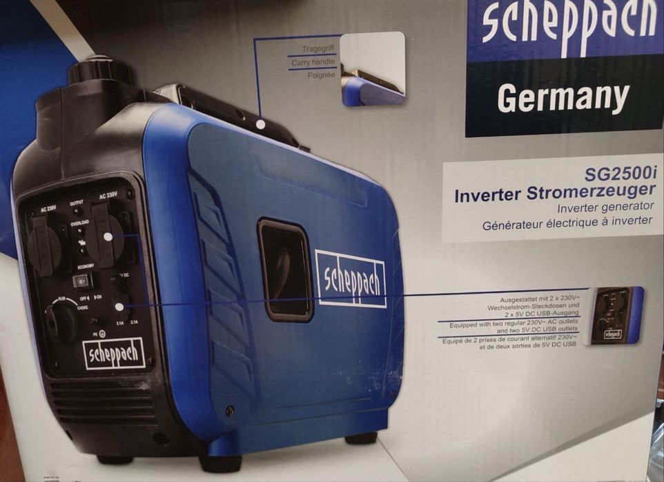 Інверторний генератор Scheppach SG2500i